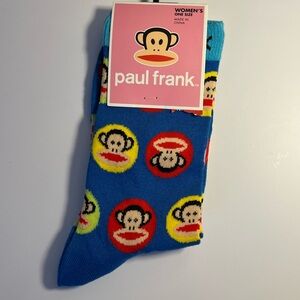 🆕Paul Frank Women's Blue Monkey Print Socks